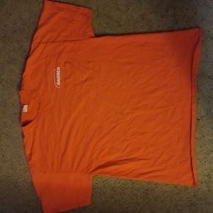 Orange electrician shirt with pocket